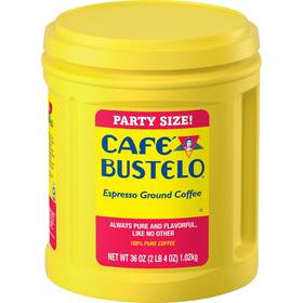 Un Brand 445012080016 Espresso Ground Coffee Dark Roast 36-ounce Canister
