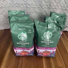 Bhbuswa4490 Unified Grocers National Starbucks Morning Joe Dark Roast Ground Coffee 12 Oz Pk Of 6 Expires 9/4/2024