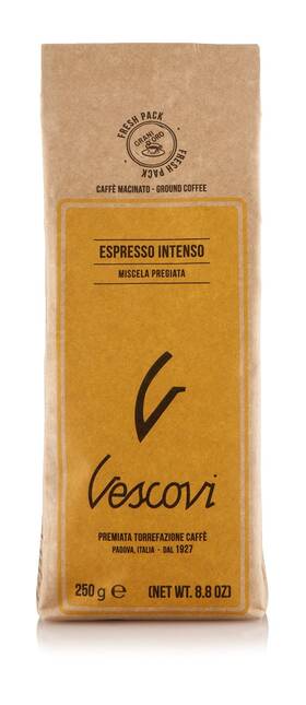 V Vescovi 001119001119 Espresso Intenso Premium Italian Ground Medium Roast For Moka