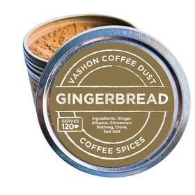 Vashon Coffee Dust 445034878813 Island Gingerbread Spice Blend - 120 Servings No Sugar