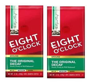 Vdc 883373118277 Eight Oftclock The Original Decaf Ground Coffee Medium - 2 Pack