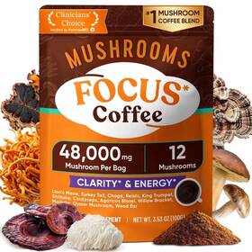 Venture Pal 810192141739 Mushroom Coffee With 12 Adaptogenic Functional Mushrooms Ashwagandha Li