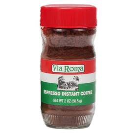 Via Roma 070594202081 Instant Coffee - Italian Espresso Blend Dark Roasted Ground 2