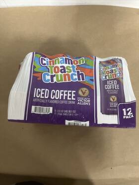 990330872 Victor Allens Coffee Cinnamon Toast Crunch Iced 8 Fluid Ounce 12 Pack