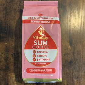 Vita Cup 850012316237 Vitacup Slim Ground Coffee Skinny Boost Diet Metabolism Ginseng Garcinia Bvitmin