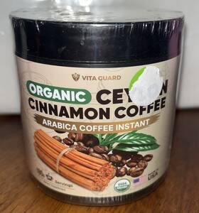 Wn2.0425 Vita Guard Organic Ceylon Cinnamon Coffee Arabica Instant 30 Servings