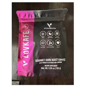 3269 Vitalhealth 016/3269/028 Lovkafe Gourmet Dark Roast Ground Coffee Keto Vegan 150g
