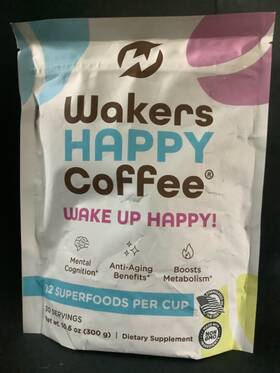 Wakers 753620198830 Walkers Happy Coffee 30 Servings Expires 02/26