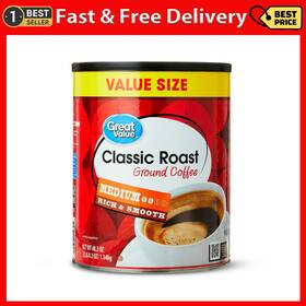Walmart Stores Inc. 313113338381 Great Value Classic Medium Roast Ground Coffee Naturally Caffeinated 40.3 Oz