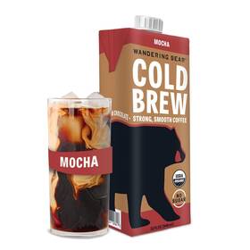 Wandering Bear 859336007647 Cold Brew Strong Smooth Coffee With Mocha 32 Oz