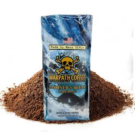 Warpath Coffee 609846104769 Dark Roast Mariners Blend 12oz Ground