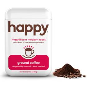B0cslx184x We Are Happy Llc Coffee Medium Roast Ground 12 Oz. - Berries And Optimism Eco-friendly