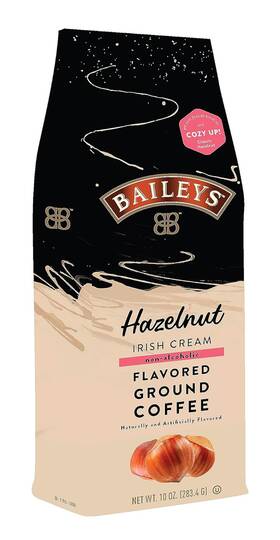 White Coffee 313042033098 Ground Medium Roast Hazelnut Irish Cream Flavored 10oz Bag