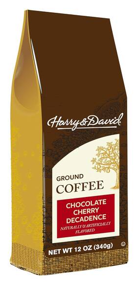 White Coffee Co 445042574530 Harry And David Ground Chocolate Cherry Decadence 1 Bag