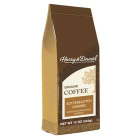 White Coffee Company 445033624695 Harry And David Butterscotch Caramel Flavored Ground 100% Arabica - 12 Ounc