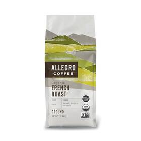Whole Foods Market 445016927935 Allegro Coffee Organic French Roast Ground 12 Oz