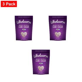 Wholesome 100137019149 Sweeteners 16-ounce Organic Cane Sugar - 3 Pack
