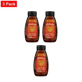 Wholesome 100137023825 Sweeteners 16-ounce -unfiltered Honey Bottle 100% Pure -3 Pack