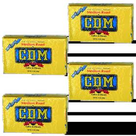 Wm 705353097874 And Chicory Medium Roast Coffee 13oz Brick - Pack Of 4 Fresh Brews