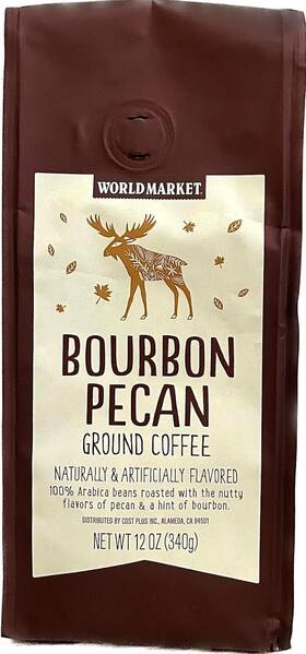 World Market 757769958324 Bourbon Pecan Ground Coffee 12 Ounce