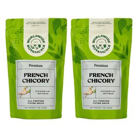 Worldwide Botanicals 795239100392 French Chicory Root 1 Pound - Brew Like Coffee Blend R
