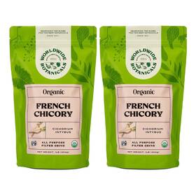 Worldwide Botanicals 795239100590 Organic French Chicory Root - Brew Like Coffee Blend Roasted Wi