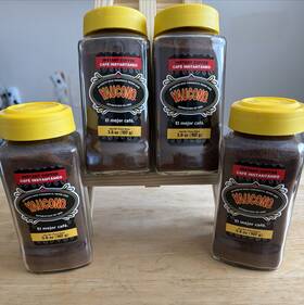 Yaucono 036462000074 Lot Of 4 - Instant Coffee Jar Cafe Instantaneo De Puerto Rico 3.6 Oz