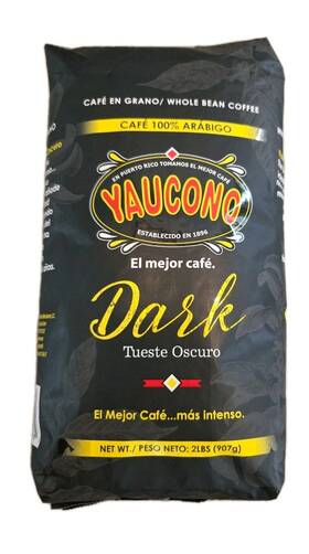 Yaucono 036462001781 Dark Roast Ground Coffee Beans 2lb. Pk 100% Arabica