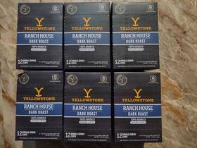 Yellowstone 860009692008 Ranch House Dark Roast Coffee Single Serve K Cups