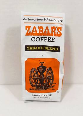 1110001 Zabars Blend Light Roast Ground Coffee 12 Oz Nyc Kosher Exp 9/2026 New Sealed