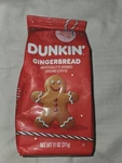 Dunkin' Gingerbread Christmas Ground Coffee - 11OZ Bbd August 2026. Fixed Price $14.34.