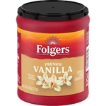 Folgers French Vanilla Artificially Flavored Ground Coffee, Medium Roast, 9.6 Oz. Fixed Price $7.49.