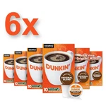 Pack 6 Dunkin Original Blend Coffee Medium Roast K-cup Pods 10CT Box Keurig. Fixed Price $32.00.