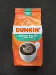 Dunkin' Donuts Decaf Medium Roast Ground Coffee 12 Oz. Fixed Price $10.55.
