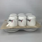 Set 6 Segafredo Zanetti Coffee & Saucer Espresso Italian Vintage Bar Cups. Fixed Price $59.00.