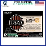 Tullys Hawaiian Blend Cup Pods Medium Roast Coffee 12 Count Keurig. Fixed Price $23.09.