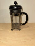 Chambord Bodum 1"1/2 Cup Glass French Press Single Serve Coffee Makers. Fixed Price $25.00.