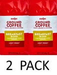 Meijer Breakfast Blend Light Roast 100% Arabica Ground Coffee 12 Oz Bag - Pack. Fixed Price $59.99.