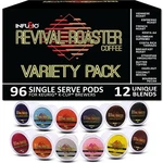 Infusio Coffee Pods 96 Count Variety Pack 12 Amazing Medium And Dark Roast. Fixed Price $48.11.