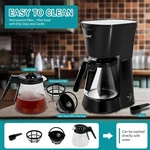 For Home&office Black Drip Coffee Machine With 750ML Removable Water Reservoir. Fixed Price $22.04.