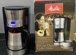 Melitta 10-CUP Thermal Coffee Maker,stainless Steel Lightly Used Box Works. Fixed Price $57.72.