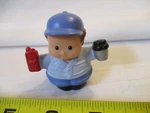 Fisher Price Little People Fun Sound Truck Big Rig Driver Figure W/ Coffee Cup. Fixed Price $28.64.