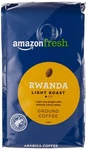 Amazon Fresh Light Roast Ground Coffee 12 Oz Direct Trade Rwanda. Fixed Price $11.92.
