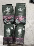 4 Pk Starbucks French Cafe Verona Roast Ground COFFEE(2 )12OZ (2)18OZ Lot Bags. Fixed Price $29.00.