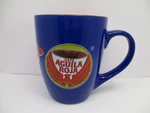 Cafe Aguila Roja Coffee Mug / Cup Mascot Seamos Amigos Small Chip In Handle. Fixed Price $8.96.