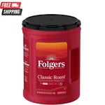 Folgers Classic Ground Coffee, Medium Roast, 40.3 Oz Canister. Fixed Price $17.39.
