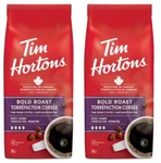 Tim Hortons Ground Coffee Bold Roast Dark 300G (2 Pack). Fixed Price $40.42.