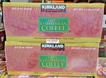 Kirkland Signature Colombian Coffee Dark Supremo Bean Fine Grind 4.5LB (2 Boxes). Fixed Price $119.99.