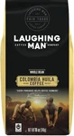 Laughing Man Colombia Huila, Whole Bean Coffee, Dark Roast, 18 Oz - Old Stock. Fixed Price $17.99.