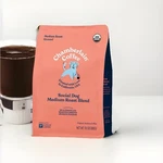 4PACK-CHAMBERLAIN Coffeesocial Dog Medium Roast Ground 10OZPOUCH Organic. Fixed Price $56.99.